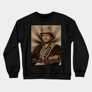 Vintage Classic Merle Haggard Crewneck Sweatshirt